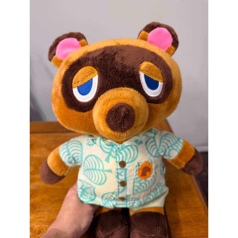 Build-A-Bear Animal Crossing New Horizons Tom Nook Plush Stuffed Toy with Outfit